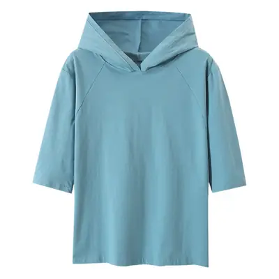 Women's 2021 Hooded T-Shirt White Slim Fit Western Style