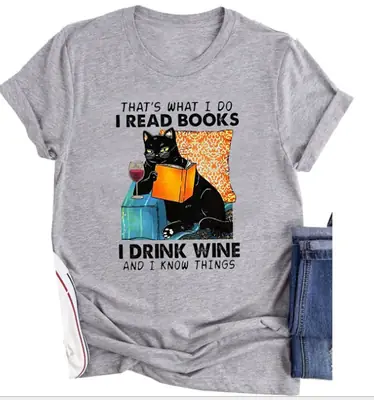 Colorful Printed T-Shirt Loose Fit Short Sleeve