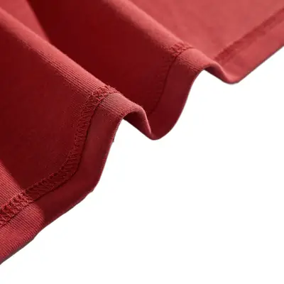 Men Red Sleeveless Waist T-Shirt