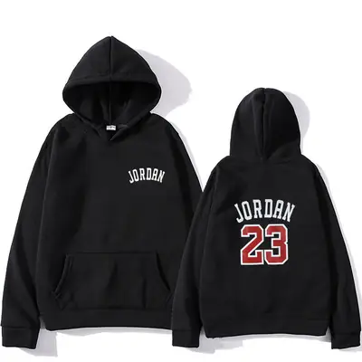 Jordan 23 Hoodie Grey Men's Hooded Sweatshirt