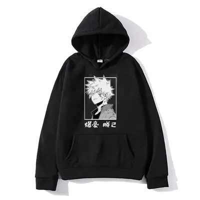 Orange My Hero Academy Hoodie for Men