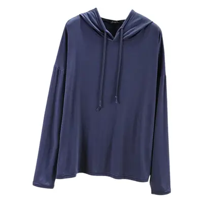 Women Grey Hooded Hoodie Modal Wear