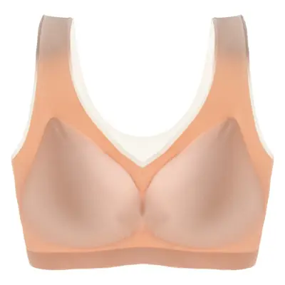 2025 Plus Size 100kg Fat mm Seamless Breathable Underwear Women's Sports Vest Bra Large Size Bra