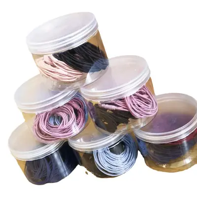 20 Pcs Canned Rubber Bands for Girls Hair Ties