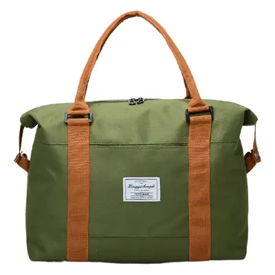 Large Capacity Travel Bag with Brown Handles