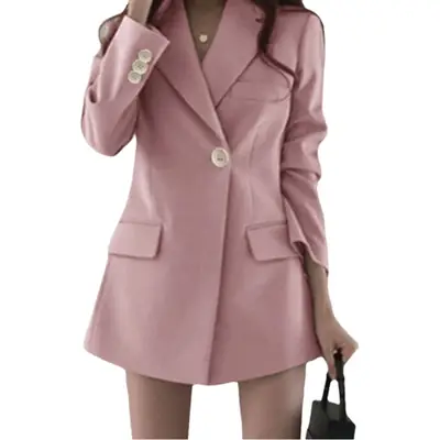 Women's Blazer Spring 2026 New Style Ins White Student Black Cardigan Loose Korean Style Autumn Spring Trendy