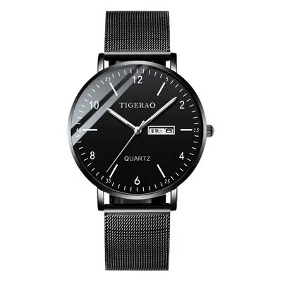 Swiss Genuine Watch Men's Waterproof Dual Calendar Trendy Starry Sky Non-Mechanical Watch Quartz Watch New Wholesale