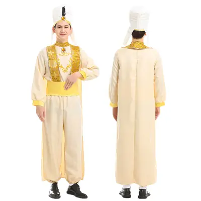 Halloween Anime Shen Lantern Prince Long-Sleeved Aladdin Costume