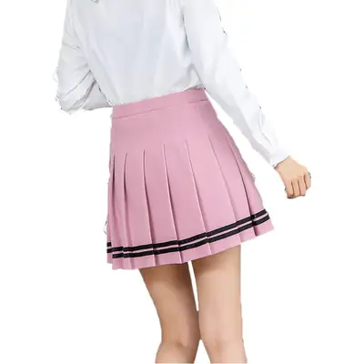 Pink Pleated Skirt for Girls Summer Wear 2025