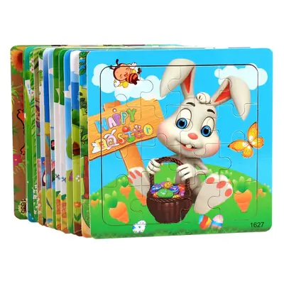 Bee Bee Jigsaw Puzzle 16 Pcs for Kids 2-4 Years