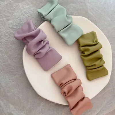 South Korea Dongdaemun PU Leather BB Clips for Women