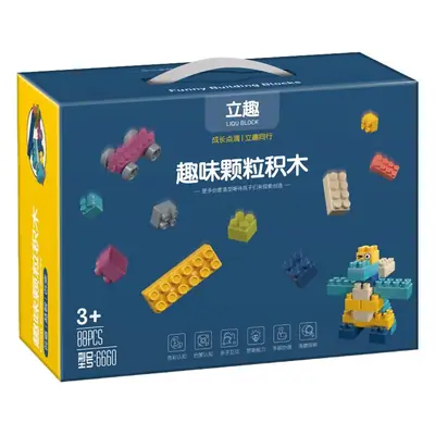 Morandi Color Series Kids Building Blocks Set 300 Pieces