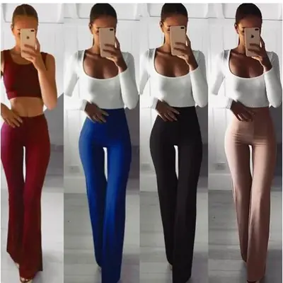 Maroon Slim Fit Big Horn Yoga Pants for Women
