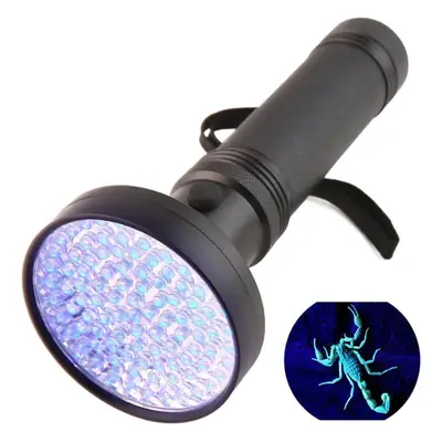 100 Led UV Flashlight Purple Smoke Detection Lamp