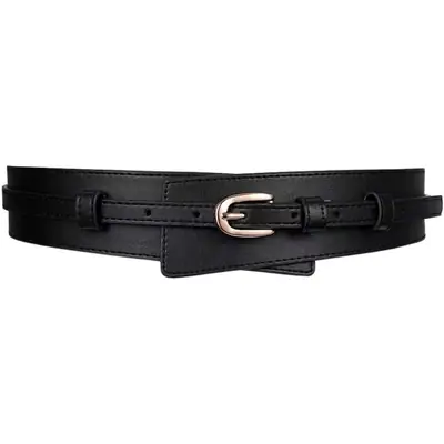 Brown Leather Waist Belt for Women