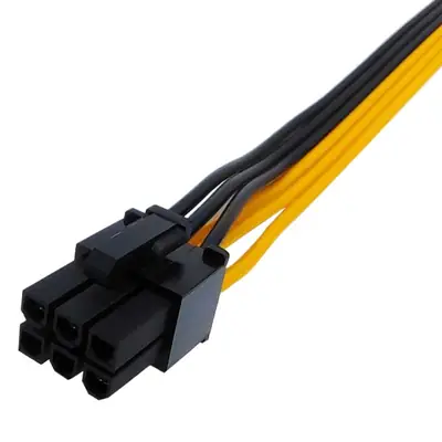 18AWG 6P to 8P Server Power Cable Multi-Region Compatible