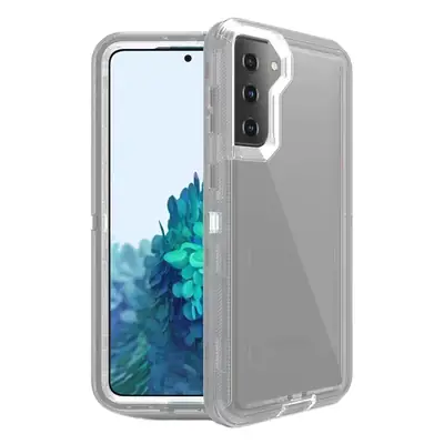 Transparent 3-In-1 Phone Case with Shock Absorption Bumper