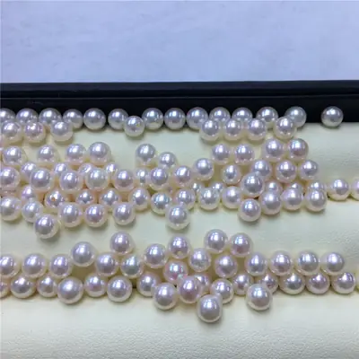 Japanese Mini Akoya Pearls 3-4mm Bare Beads 5A