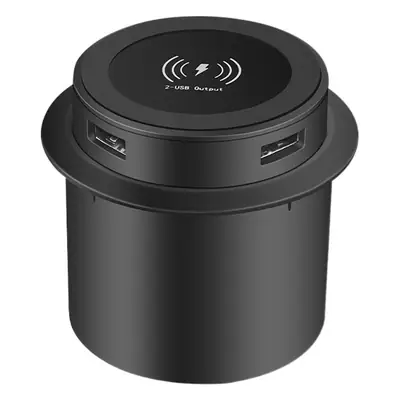 3-in-1 Embedded Wireless Charger for Office & Bed