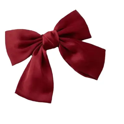 Red Bow Hairpin for Women Large Back of Head Hairpin
