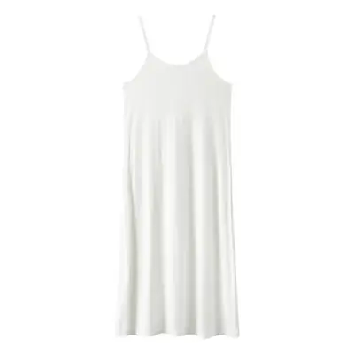 Women Gray Camisole Mid Length Summer Anti Exposure Long Skirt Bottom