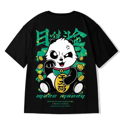 Men Cartoon T-Shirt 8XL Loose Fit Large Size