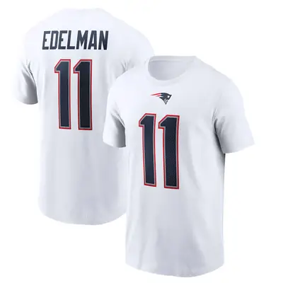 Edelman 11 NFL Cotton T-Shirt White