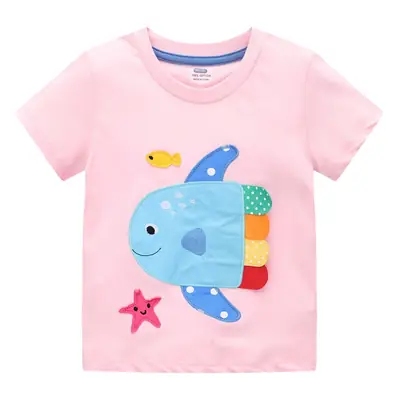 Pink Short Sleeve T-Shirt for Girls 2025