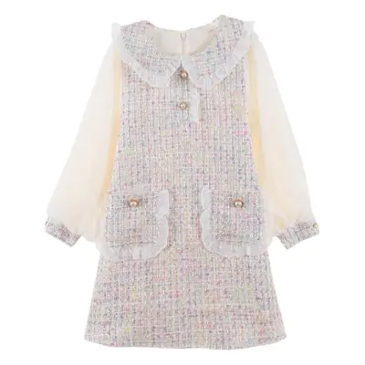 Girls Cotton Princess Dress Spring Fall 2025 Medium Large