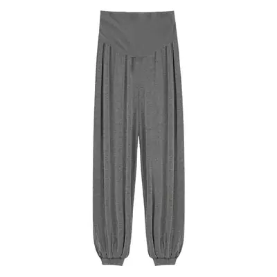 Pregnant Women Grey Modal Draping Pants