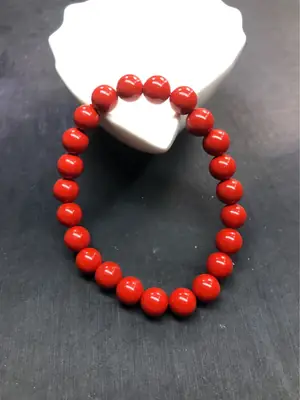 Natural Red Cinnabar Bracelet 80% Factory Direct