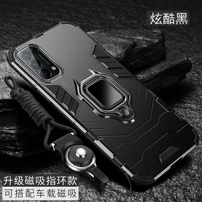 OPPO Reno5k Matte Black All-in-One Protective Case