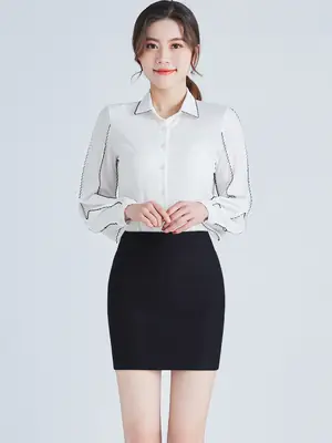 Stretch Hip Skirt Black Mini Summer Wear