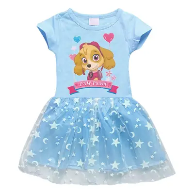 2023 Pink Cartoon Moon Moon Dress for Girls