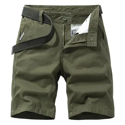 Men's Green Japanese New Overalls Pants Summer Loose All-match Thin Pants Casual Pants Men's High-end Sense