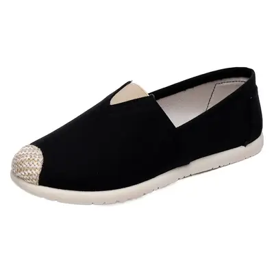 Women Cherry Print Loafers White Soft Sole