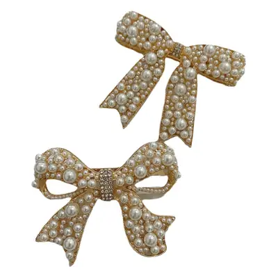 South Korea Dongdaemun Pearl Butterfly Hair Clip