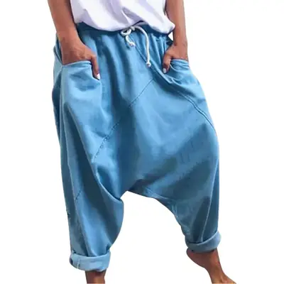 2021 Women's Elasto Lace-up Trousers European American Fashion