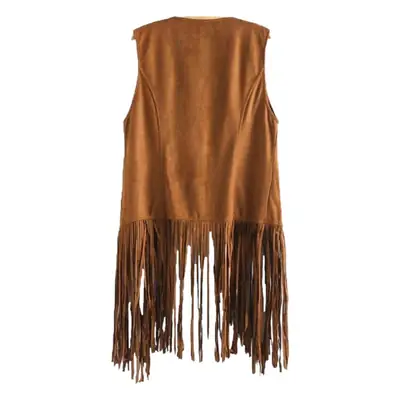 Tassel Vest for Women Loose Solid Color Fashionable Cardigan