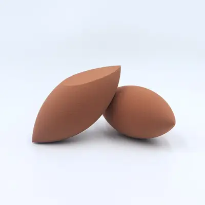 Olive-Shaped Non-Latex Beauty Sponge
