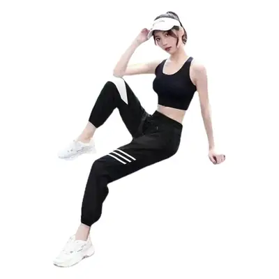 Women Maroon Casual Sports Pants Loose 2023