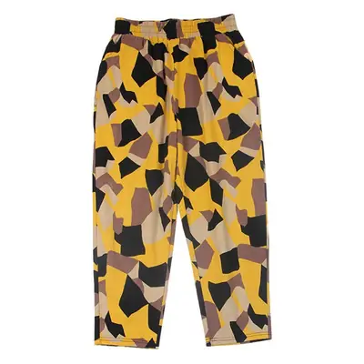 Loose Fitting Plaid Cropped Pants High Waist