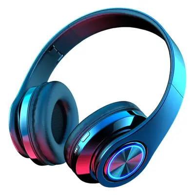 Wireless Bluetooth Headset with Colorful LED Lights