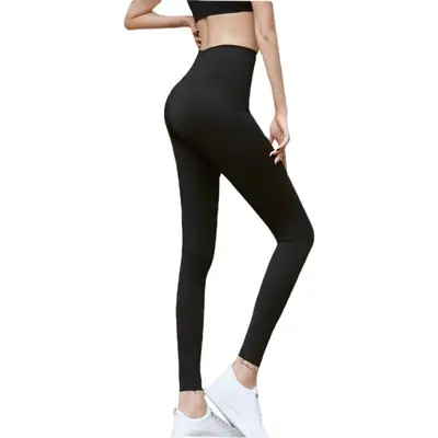 Women's Grey Shark High Waist Yoga Pants