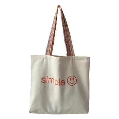 New Arrival Embroidered Canvas Bag Women's One-Shoulder Japanese Style
