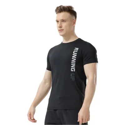 Men Running Black Running T-Shirt 8088