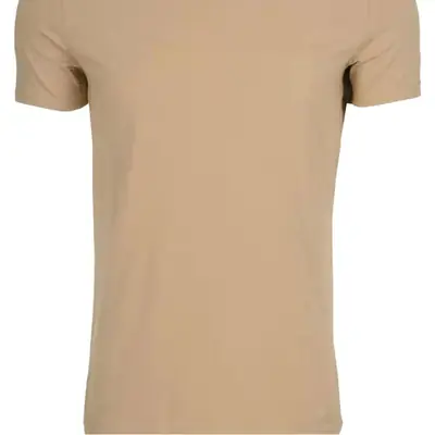 Men's Tight Blue T-Shirt Short Sleeve Sports Fitness
