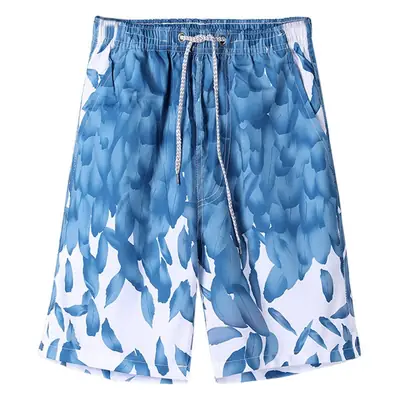2026 Men's Blue Leaf Sublimation Shorts