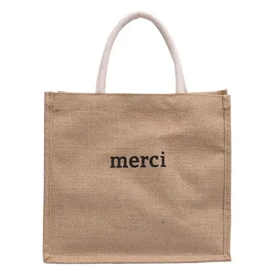 Korea Fashion Linen Handbag for Women 2022