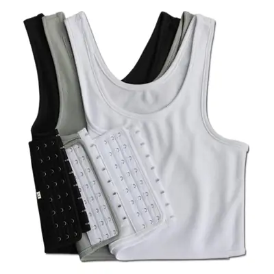 2018 Black Three-Row Hook Sports Chest Vest